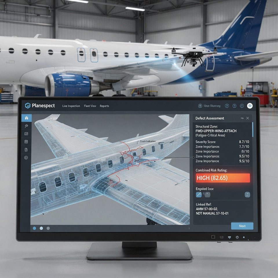 Airframe-level surface quality visualization